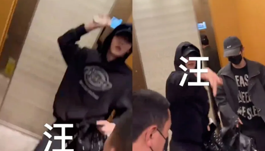 TXT秀彬、ZB1章昊在中國的私人行程遭大批粉絲圍堵。（圖／翻攝微博）